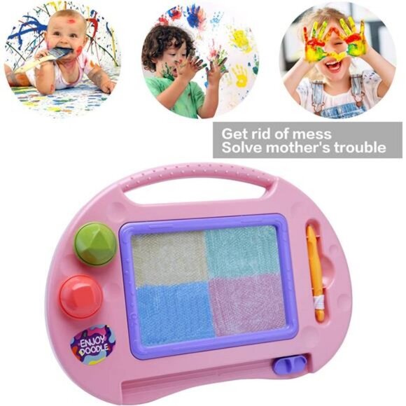 Toddler Toys for 1-2 Year Old Girls, Magnetic Drawing Board, for Kids - Picture 5 of 6